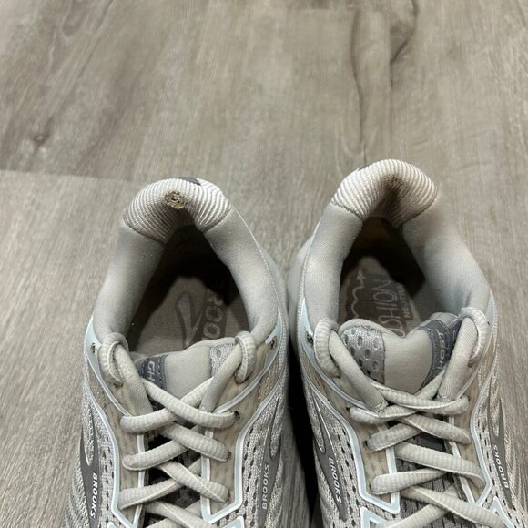 Brooks Women’s Ghost 12 Light Gray Running Shoes Size 7 - Picture 6 of 7